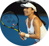 Zheng Jie (CHN) - Ambasadorka naciągu tenisowego Polytour Spin Yonex