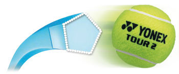 Wizualizacja naciągu tenisowego Yonex PolyTour Spin