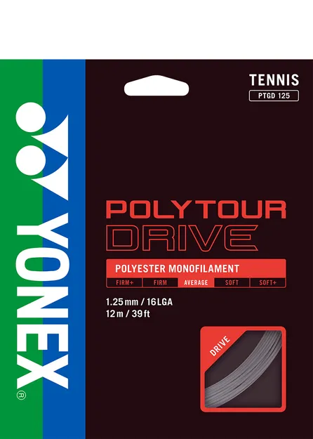 Naciąg do rakiety tenisowej set - Yonex Polytour Drive 125 - Ziba.pl