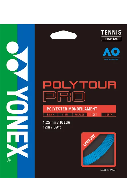 Naciąg do rakiety tenisowej set - Yonex Polytour Pro 125 - Ziba.pl
