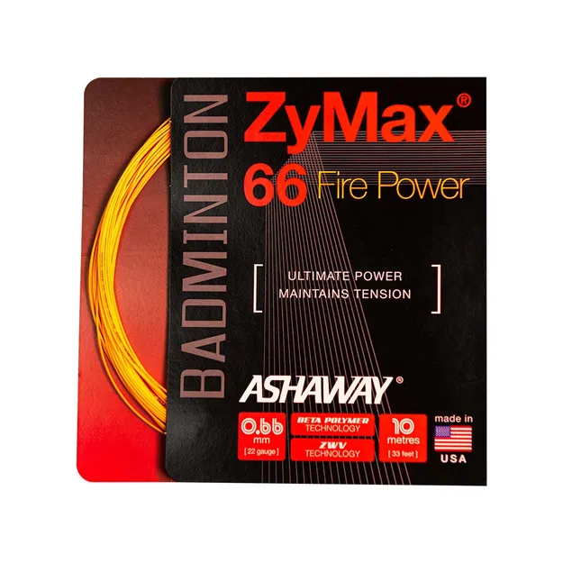 Ashaway ZyMax 66 Fire Power - Naciąg do Badmintona - ziba.pl