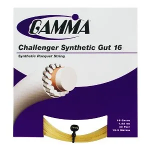 Naciąg do rakiety tenisowej set - Gamma Challenger Synthetic Gut 16 - Ziba.pl