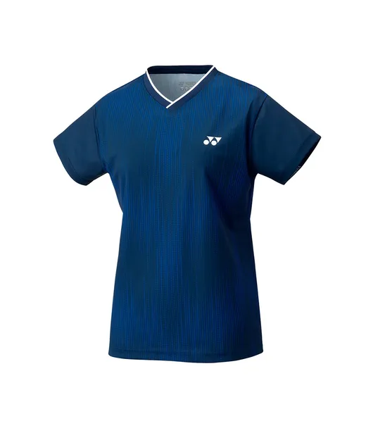 T-shirt damski do gry w badmintona - Yonex YW0026EX Denim Navy- Ziba.pl
