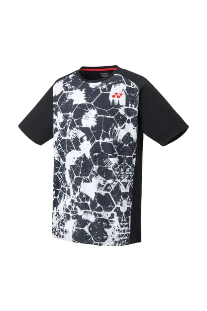T-shirt do gry w badmintona - Yonex 16635EX Black - Ziba.pl