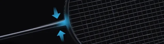 Technologia Slim T w rakiecie do badmintona Babolat Satelite Gravity 74