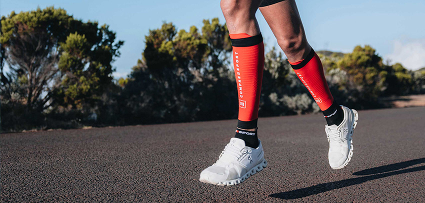 R2 3.0 Calf Sleeves Red/Black